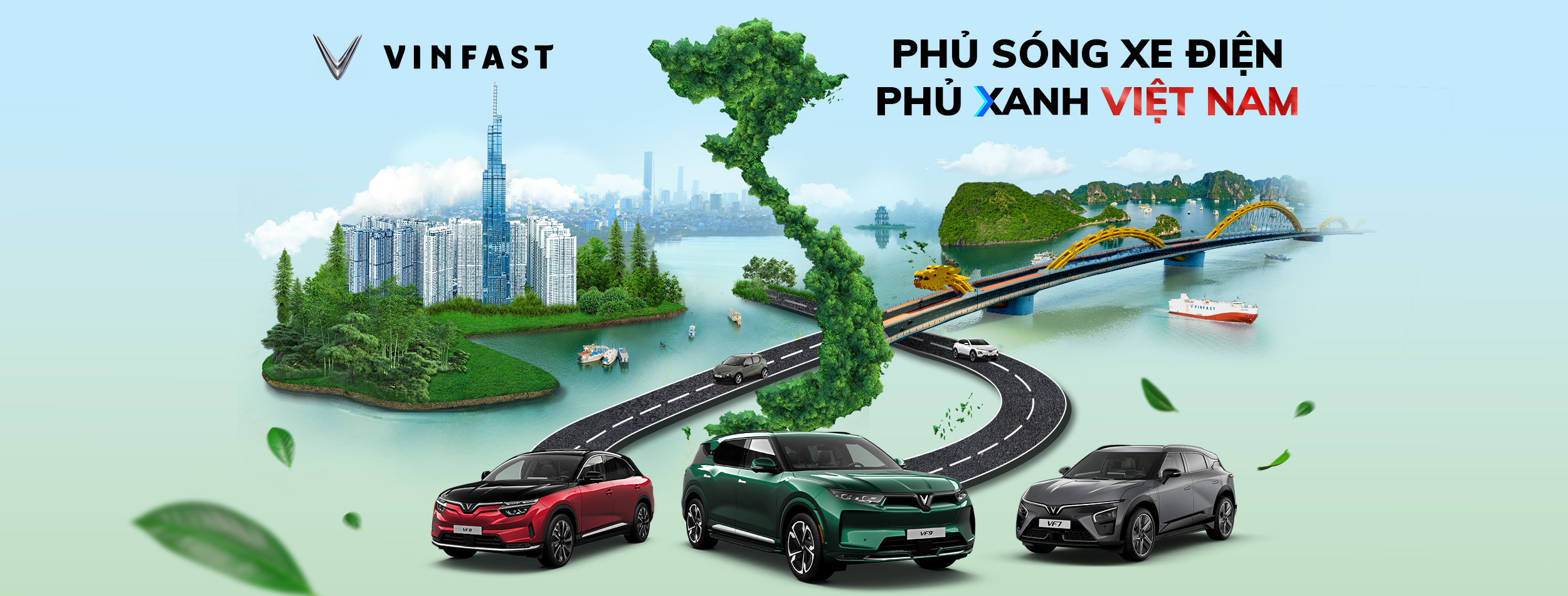 Phủ Sóng Xe Điện - Phủ Xanh Việt Nam